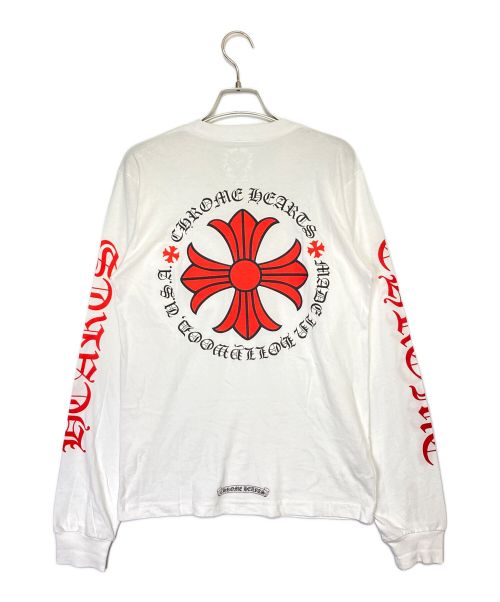 CHROME HEARTS（クロムハーツ）CHROME HEARTS (クロムハーツ) Hollywood Plus Cross T-Shirt ホワイト サイズ:Sの古着・服飾アイテム