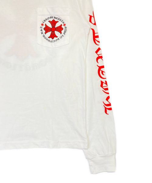 CHROME HEARTS（クロムハーツ）CHROME HEARTS (クロムハーツ) Hollywood Plus Cross T-Shirt ホワイト サイズ:Sの古着・服飾アイテム