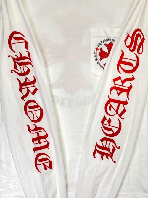 CHROME HEARTS（クロムハーツ）CHROME HEARTS (クロムハーツ) Hollywood Plus Cross T-Shirt ホワイト サイズ:Sの古着・服飾アイテム