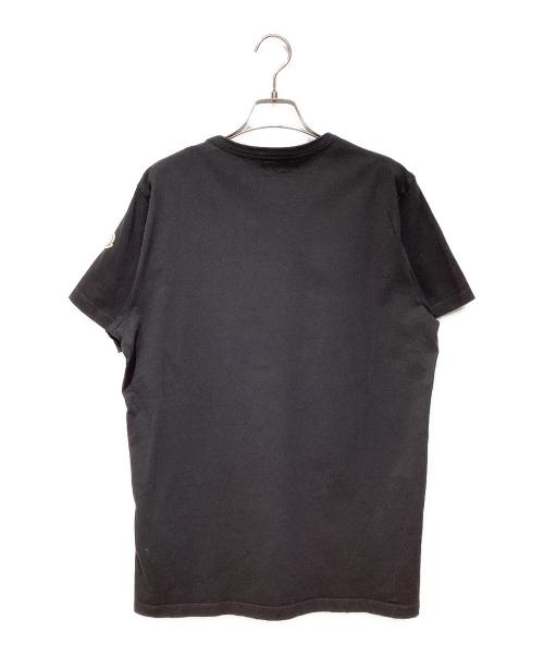 MONCLER（モンクレール）MONCLER (モンクレール) テープロゴカットソー ブラック サイズ:Sの古着・服飾アイテム