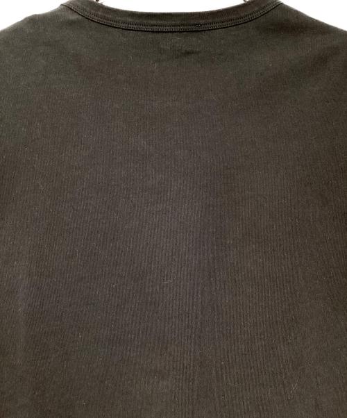 MONCLER（モンクレール）MONCLER (モンクレール) テープロゴカットソー ブラック サイズ:Sの古着・服飾アイテム