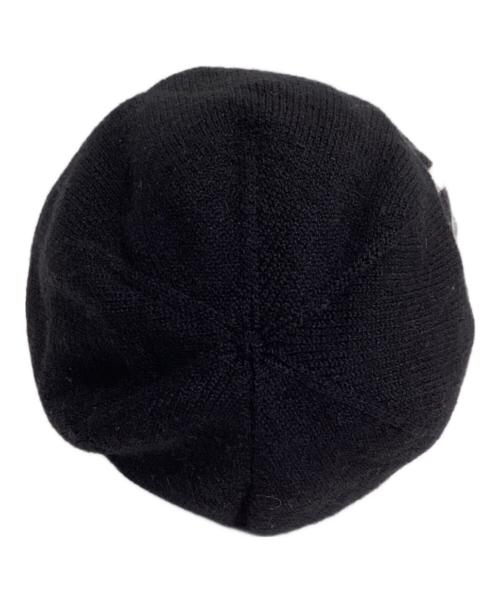 MONCLER（モンクレール）MONCLER (モンクレール) ロゴニット帽 ブラック サイズ:-の古着・服飾アイテム