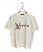 LOUIS VUITTONルイ ヴィトン）の古着「エンブロイダードショートスリーブTシャツ」｜アイボリー