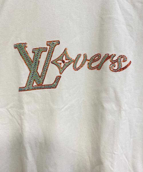 LOUIS VUITTON（ルイ ヴィトン）LOUIS VUITTON (ルイ ヴィトン) エンブロイダードショートスリーブTシャツ アイボリー サイズ:Sの古着・服飾アイテム