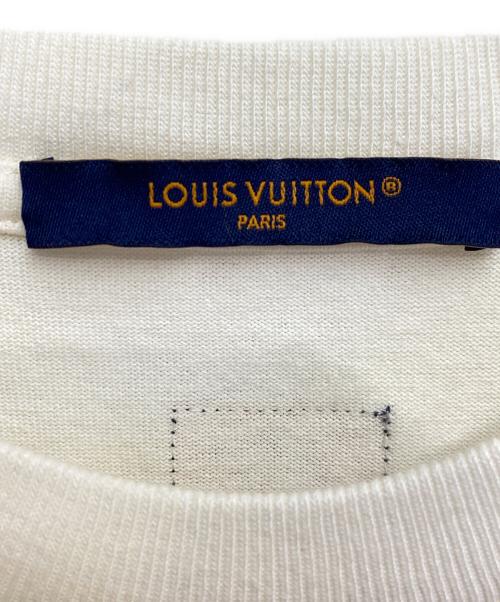 LOUIS VUITTON（ルイ ヴィトン）LOUIS VUITTON (ルイ ヴィトン) エンブロイダードショートスリーブTシャツ アイボリー サイズ:Sの古着・服飾アイテム