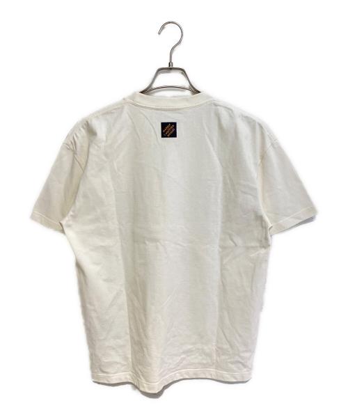 LOUIS VUITTON（ルイ ヴィトン）LOUIS VUITTON (ルイ ヴィトン) エンブロイダードショートスリーブTシャツ アイボリー サイズ:Sの古着・服飾アイテム