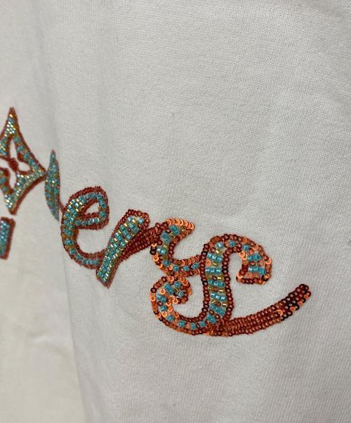 LOUIS VUITTON（ルイ ヴィトン）LOUIS VUITTON (ルイ ヴィトン) エンブロイダードショートスリーブTシャツ アイボリー サイズ:Sの古着・服飾アイテム