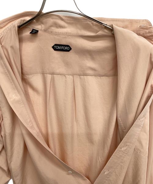 TOM FORD（トムフォード）TOM FORD (トムフォード) シルクシャツ ピンク サイズ:39の古着・服飾アイテム