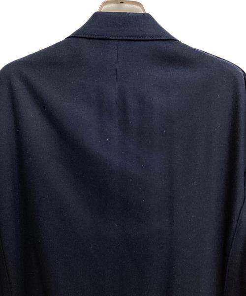 Yohji Yamamoto pour homme（ヨウジヤマモト プールオム）Yohji Yamamoto pour homme (ヨウジヤマモト プールオム) Silk Denim Chester Coat（シルクデニムチェスターコート） ブルー サイズ:2の古着・服飾アイテム