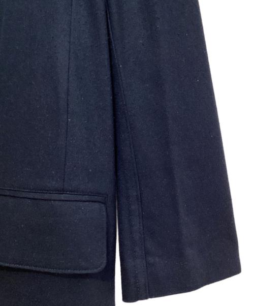 Yohji Yamamoto pour homme（ヨウジヤマモト プールオム）Yohji Yamamoto pour homme (ヨウジヤマモト プールオム) Silk Denim Chester Coat（シルクデニムチェスターコート） ブルー サイズ:2の古着・服飾アイテム
