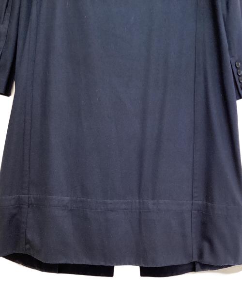 Yohji Yamamoto pour homme（ヨウジヤマモト プールオム）Yohji Yamamoto pour homme (ヨウジヤマモト プールオム) Silk Denim Chester Coat（シルクデニムチェスターコート） ブルー サイズ:2の古着・服飾アイテム