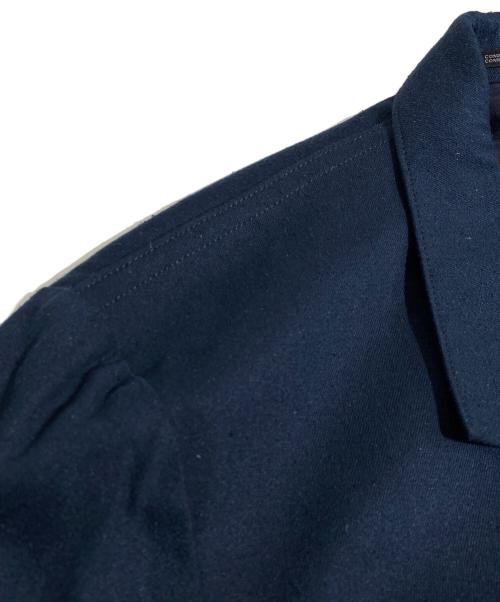 Yohji Yamamoto pour homme（ヨウジヤマモト プールオム）Yohji Yamamoto pour homme (ヨウジヤマモト プールオム) Silk Denim Chester Coat（シルクデニムチェスターコート） ブルー サイズ:2の古着・服飾アイテム