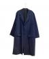 Yohji Yamamoto pour homme（ヨウジヤマモト プールオム）の古着「Silk Denim Chester Coat（シルクデニムチェスターコート）」｜ブルー