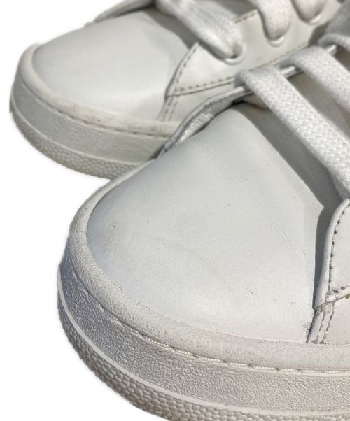 MIU MIU（ミュウミュウ）MIU MIU (ミュウミュウ) Logo sneakers(ロゴスニーカー) ホワイト サイズ:26.5の古着・服飾アイテム