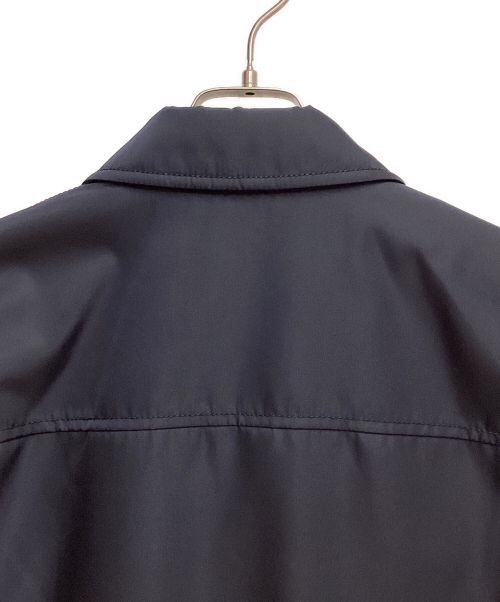 PRADA（プラダ）PRADA (プラダ) Zip up nylon jacket (ジップアップナイロンジャケット) ネイビー サイズ:46の古着・服飾アイテム