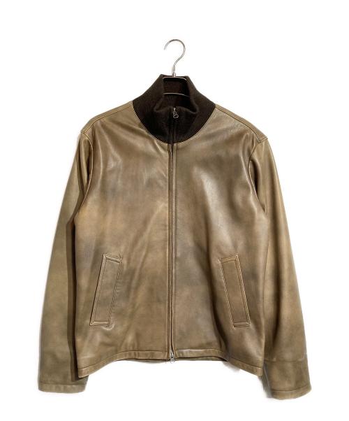 International Gallery（インターナショナルギャラリー）International Gallery (インターナショナルギャラリー) レザージャケット ブラウン サイズ:Mの古着・服飾アイテム
