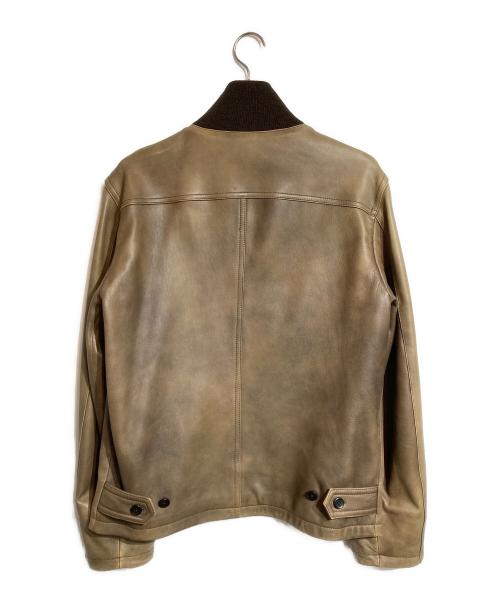 International Gallery（インターナショナルギャラリー）International Gallery (インターナショナルギャラリー) レザージャケット ブラウン サイズ:Mの古着・服飾アイテム