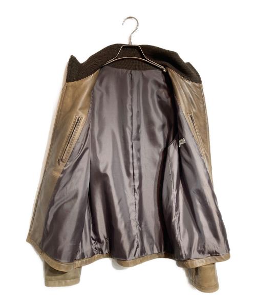 International Gallery（インターナショナルギャラリー）International Gallery (インターナショナルギャラリー) レザージャケット ブラウン サイズ:Mの古着・服飾アイテム
