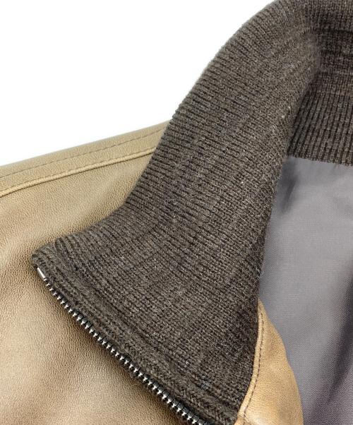 International Gallery（インターナショナルギャラリー）International Gallery (インターナショナルギャラリー) レザージャケット ブラウン サイズ:Mの古着・服飾アイテム