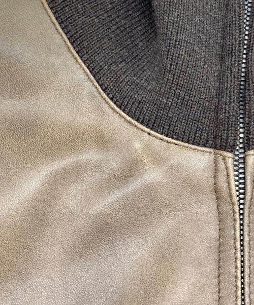 International Gallery（インターナショナルギャラリー）International Gallery (インターナショナルギャラリー) レザージャケット ブラウン サイズ:Mの古着・服飾アイテム