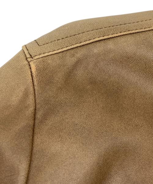 International Gallery（インターナショナルギャラリー）International Gallery (インターナショナルギャラリー) レザージャケット ブラウン サイズ:Mの古着・服飾アイテム