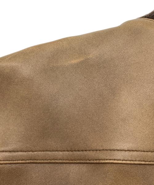 International Gallery（インターナショナルギャラリー）International Gallery (インターナショナルギャラリー) レザージャケット ブラウン サイズ:Mの古着・服飾アイテム