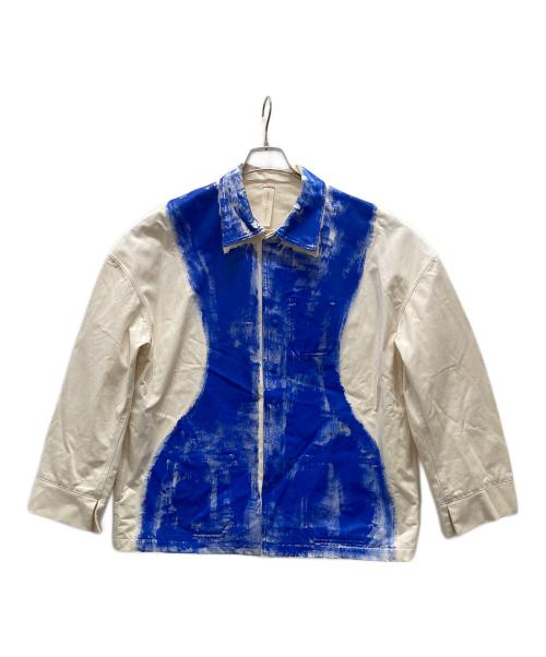 SHINYA KOZUKA（シンヤコズカ）SHINYA KOZUKA (シンヤコズカ) Blue De Travaile Jacket アイボリー サイズ:Sの古着・服飾アイテム