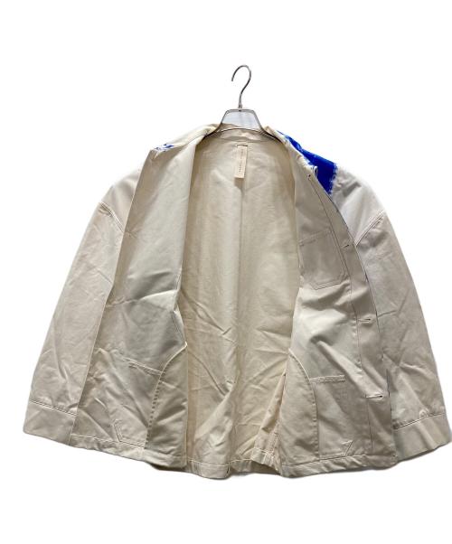SHINYA KOZUKA（シンヤコズカ）SHINYA KOZUKA (シンヤコズカ) Blue De Travaile Jacket アイボリー サイズ:Sの古着・服飾アイテム