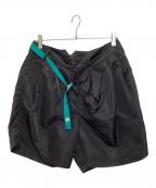 kolor/BEACONカラービーコン）の古着「ハーフパンツ」｜ブラック