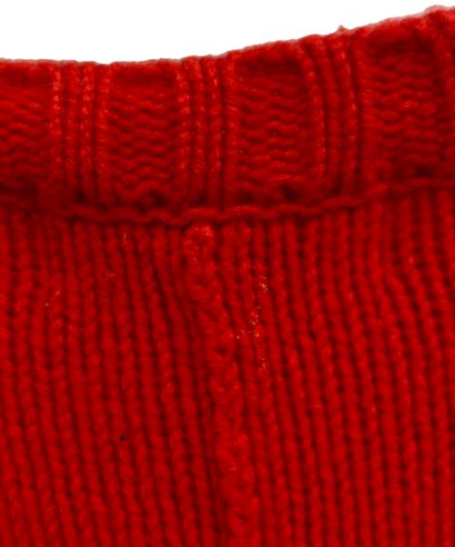 AMBUSH（アンブッシュ）AMBUSH (アンブッシュ) クラッシュステッチオーバーサイズニット レッド サイズ:2の古着・服飾アイテム