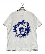 s'yte×KUME.JPサイト×クメ）の古着「久米繊維フラワープリントTシャツ」｜ホワイト