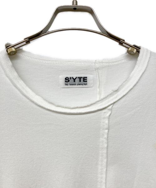 s'yte（サイト）s'yte (サイト) 20SS 40/2 Cotton Jersey Stitching Slit Big Flower ホワイト サイズ:3の古着・服飾アイテム