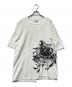 s'yte（サイト）の古着「20SS 40/2 Cotton Jersey Stitching Slit Big Flower」｜ホワイト