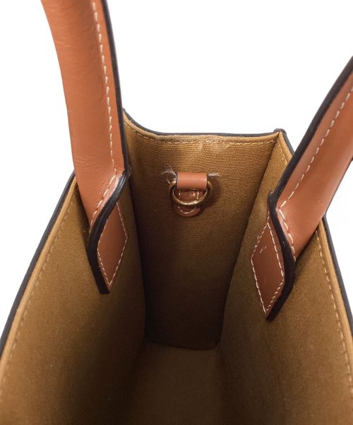 CELINE（セリーヌ）CELINE (セリーヌ) Small Vertical Cabas（スモールバーティカルカバ） ブラウンの古着・服飾アイテム