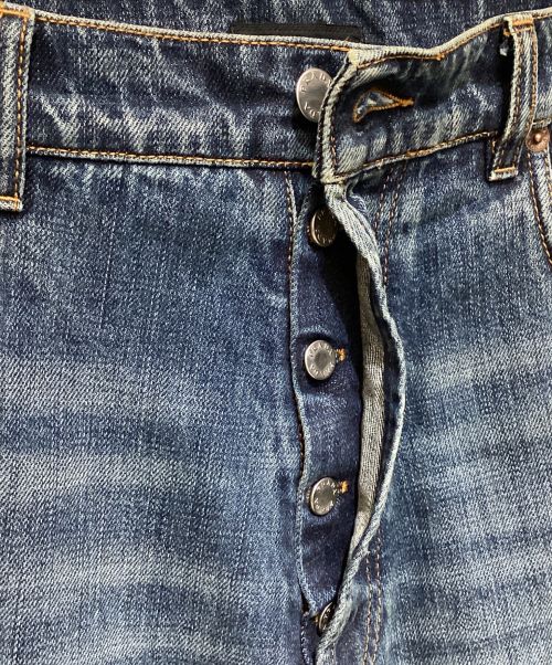 PRADA（プラダ）PRADA (プラダ) 5 pocket washed denim（5ポケットウォッシュドデニム ） ブルー サイズ:32の古着・服飾アイテム