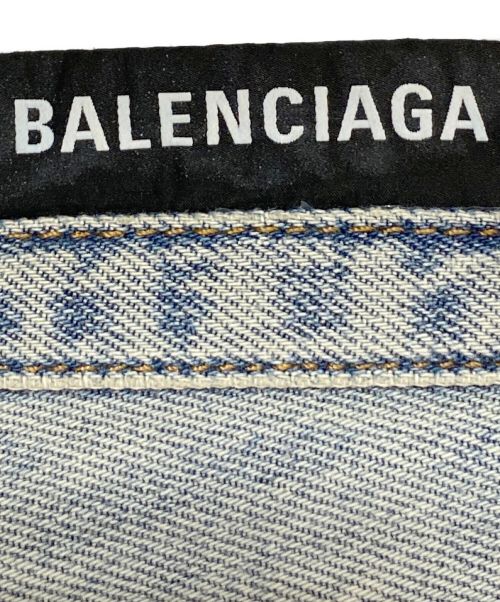 BALENCIAGA（バレンシアガ）BALENCIAGA (バレンシアガ) プルアップデニムパンツ ブルー サイズ:XSの古着・服飾アイテム