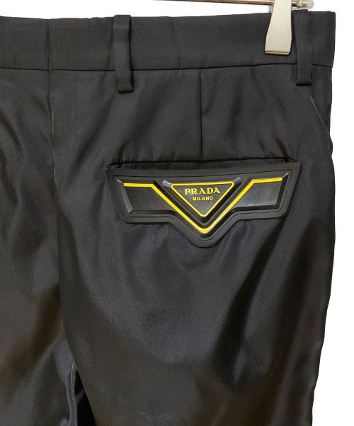 PRADA（プラダ）PRADA (プラダ) Re-Nylon Pants（リナイロンパンツ） ブラック サイズ:44の古着・服飾アイテム