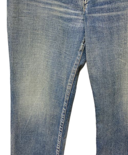 Saint Laurent Paris（サンローランパリ）Saint Laurent Paris (サンローランパリ) ハイウエストワイドレッグデニムパンツ インディゴ サイズ:28の古着・服飾アイテム