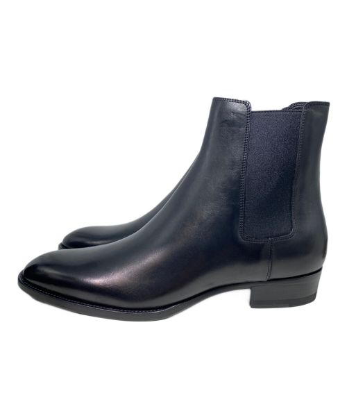 Saint Laurent Paris（サンローランパリ）Saint Laurent Paris (サンローランパリ) Classic Wyatt 40 Chelsea Boots（クラシックワイアット40チェルシーブーツ） ブラック サイズ:41の古着・服飾アイテム