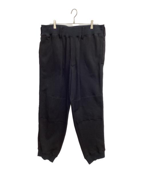Yohji Yamamoto pour homme（ヨウジヤマモト プールオム）Yohji Yamamoto pour homme (ヨウジヤマモト プールオム) COTTON/LYOCELL FLEECE HEM RIB PANTS ブラック サイズ:3の古着・服飾アイテム