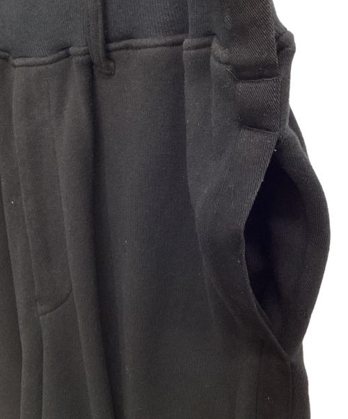 Yohji Yamamoto pour homme（ヨウジヤマモト プールオム）Yohji Yamamoto pour homme (ヨウジヤマモト プールオム) COTTON/LYOCELL FLEECE HEM RIB PANTS ブラック サイズ:3の古着・服飾アイテム