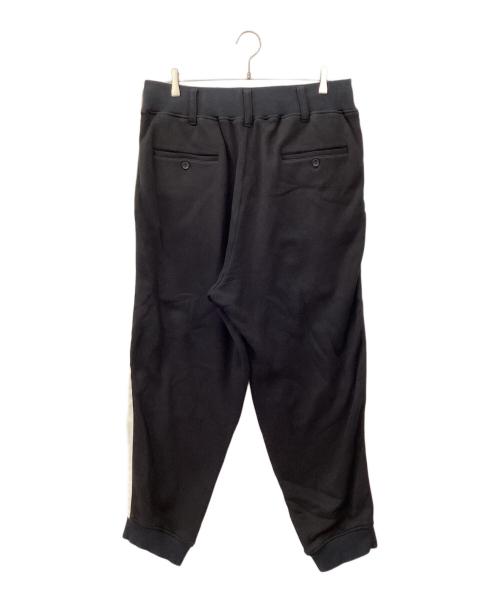 Yohji Yamamoto pour homme（ヨウジヤマモト プールオム）Yohji Yamamoto pour homme (ヨウジヤマモト プールオム) COTTON/LYOCELL FLEECE HEM RIB PANTS ブラック サイズ:3の古着・服飾アイテム