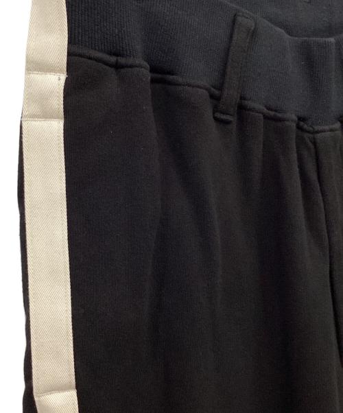 Yohji Yamamoto pour homme（ヨウジヤマモト プールオム）Yohji Yamamoto pour homme (ヨウジヤマモト プールオム) COTTON/LYOCELL FLEECE HEM RIB PANTS ブラック サイズ:3の古着・服飾アイテム