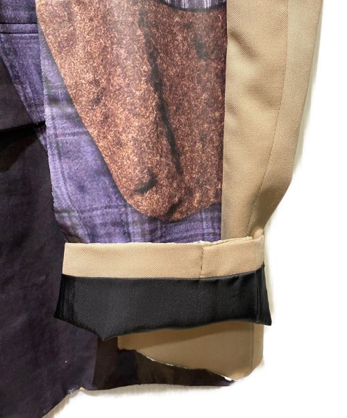 COMME des GARCONS HOMME PLUS（コムデギャルソンオムプリュス）COMME des GARCONS HOMME PLUS (コムデギャルソンオムプリュス) 24SS sleeveless blazer（トロンプルイユ PM J024 ベージュ ノースリーブ ブレザー） カーキ サイズ:Mの古着・服飾アイテム
