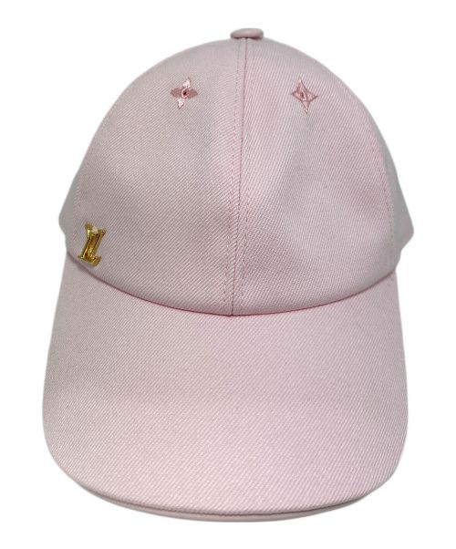 LOUIS VUITTON（ルイ ヴィトン）LOUIS VUITTON (ルイ ヴィトン) キャップ･LV アイコニック ピンク サイズ:FREEの古着・服飾アイテム