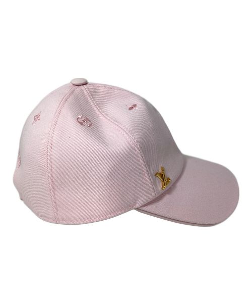 LOUIS VUITTON（ルイ ヴィトン）LOUIS VUITTON (ルイ ヴィトン) キャップ･LV アイコニック ピンク サイズ:FREEの古着・服飾アイテム