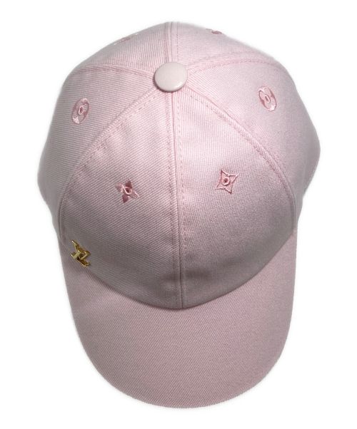 LOUIS VUITTON（ルイ ヴィトン）LOUIS VUITTON (ルイ ヴィトン) キャップ･LV アイコニック ピンク サイズ:FREEの古着・服飾アイテム