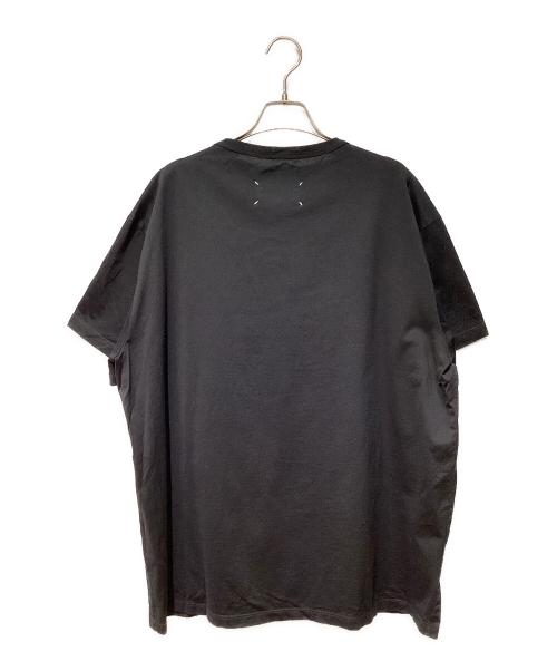 Maison Margiela（メゾンマルジェラ）Maison Margiela (メゾンマルジェラ) 反転ロゴTシャツ ブラック サイズ:54の古着・服飾アイテム
