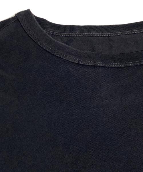 Maison Margiela（メゾンマルジェラ）Maison Margiela (メゾンマルジェラ) 反転ロゴTシャツ ブラック サイズ:54の古着・服飾アイテム