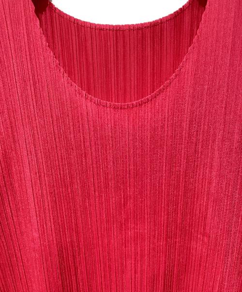 PLEATS PLEASE（プリーツプリーズ）PLEATS PLEASE (プリーツプリーズ) ノースリーブカットソー ピンク サイズ:3の古着・服飾アイテム